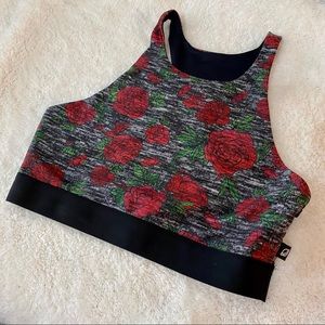 Terez Roses Are Red Strap Bralette S